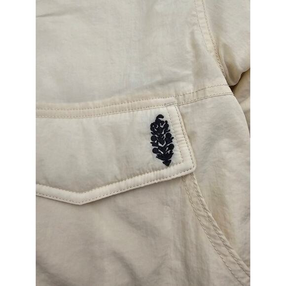 FP Movement Women's XS Off The Bleachers Coaches Jacket In Sea Salt NWT- Flawed - Picture 8 of 12